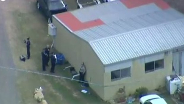 A man has been set alight inside his Brisbane home. 