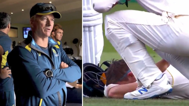 Steve Waugh' reaction to Steve Smith's concussion at the Ashes
