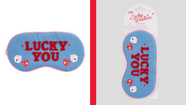 Lucky Western eye mask, Kmart