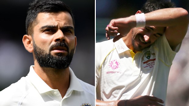 Kohli leaps to Starc's defence