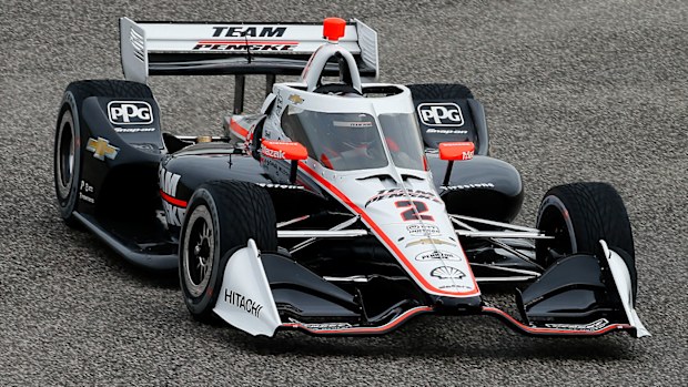 Scott McLaughlin in action for Penske during IndyCar spring training.