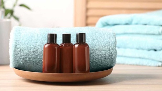 The state of California has banned tiny shampoo bottles from hotels.