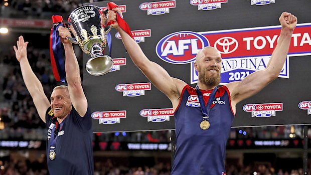 Simon Goodwin and Max Gawn