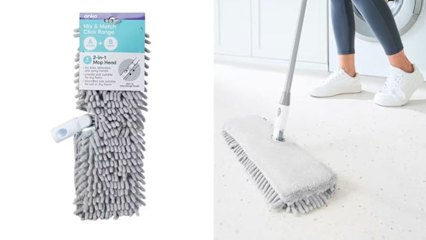 Kmart 2 in 1 Mop Head - Mix & Match Click Range