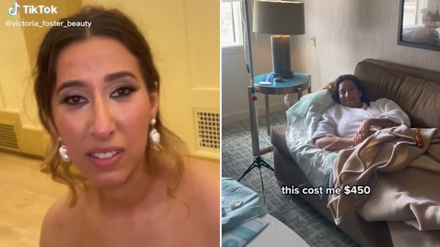 Victoria pre-emptively ordered an IV for the morning after her wedding.