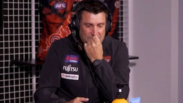Dale Tapping became emotional when recounting a conversation he was forced to have with his children regarding his diagnosis