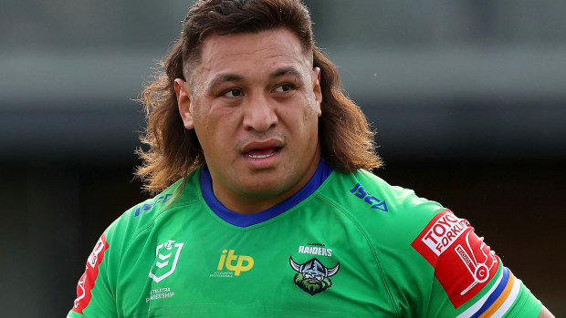 Josh Papalii of the Canberra Raiders