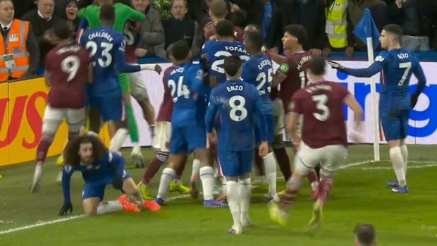 Chelsea and West Ham have been fined over $1m for an all-in brawl in the London derby last month.