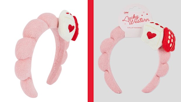 Lucky Western scallop headband, Kmart
