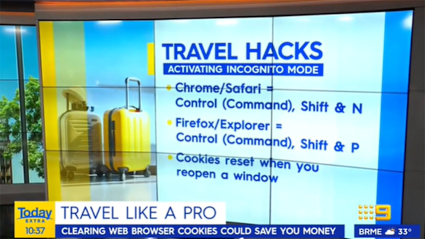 Today Extra travel hacks for surfing deals in incognito mode