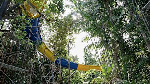 Malaysia's ESCAPE park building the world's longest waterslide