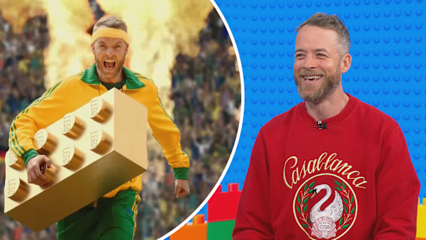 LEGO Masters Australia vs the World Hamish Blake on the Today Show