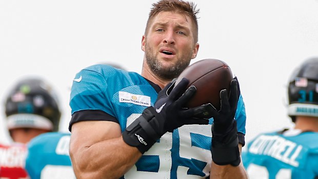 Tim Tebow at the Jacksonville Jaguars