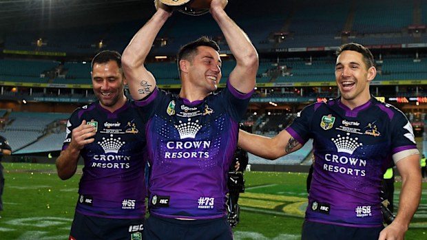 Cameron Smith, Cooper Cronk and Billy Slater