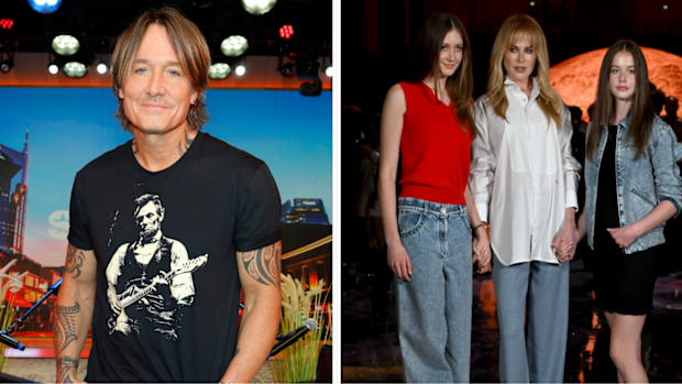 Keith Urban, Nicole Kidman and their daughters Sunday Rose and Faith Margaret
