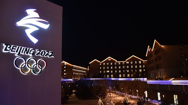 A view of Zhangjiakou Olympic Village for the Beijing 2022 Winter Olympics 