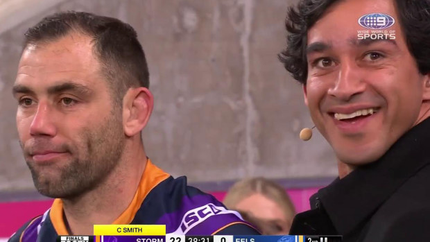 Cameron Smith and Johnathan Thurston