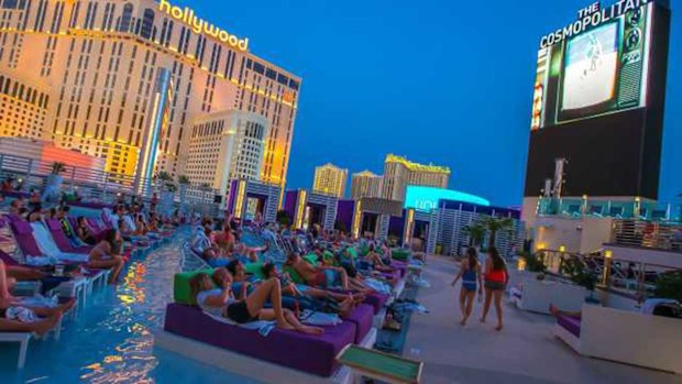 The pools offer both family-friendly and adults-only programming.