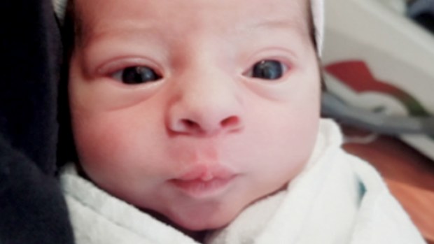Oskar Gary Frankenstein was born on Halloween. (Supplied)