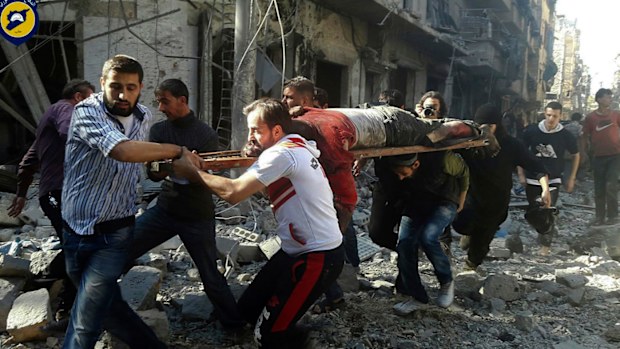 At least six children were killed and 15 injured in rebel rocket attacks in Aleppo. (File/AFP)