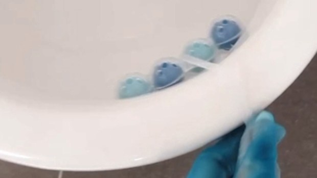 Toilet cleaning hack