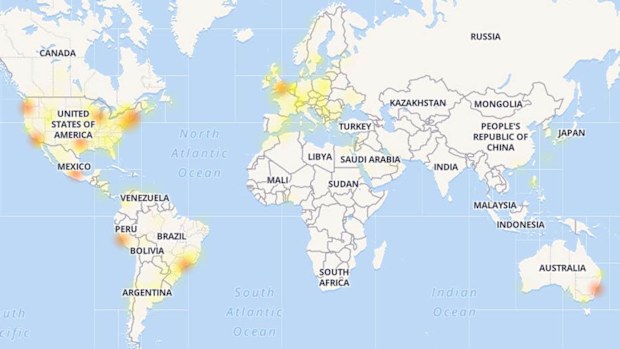 Users around the world reported the outage.