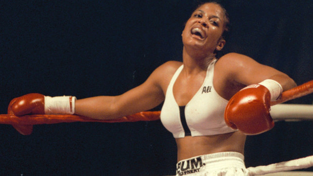 Laila Ali, as a 21-year-old in 1999. 