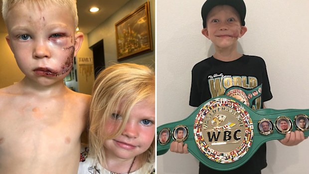 Six-year-old Bridger Walker