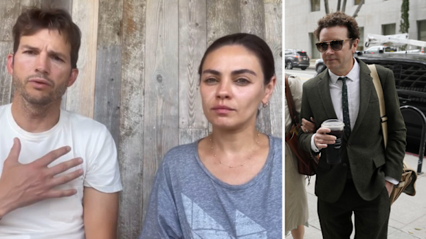 Ashton Kucher, Mila Kunis apologise for character defence letters danny masterson rape sentencing