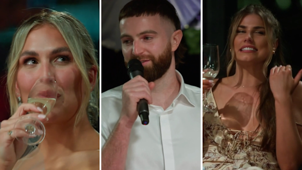 MAFS 2024 awkward moments sara tim wedding ben speech