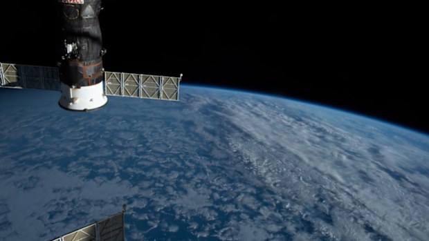 NASA shared a stunning timelapse of astronaut Nick Hague's view from the International Space Station. 