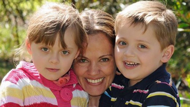 A supplied image obtained Monday, Oct. 17, 2016 of Maria Lutz with children Elisa (left) and Martin (right), all found dead along with her husband Fernando Manrique in Davidson in Sydney's north.