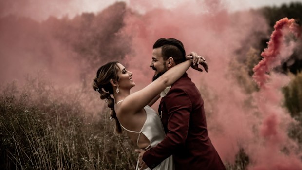 My Wedding Day Brittany Cherchian elopement second wedding puppy proposal