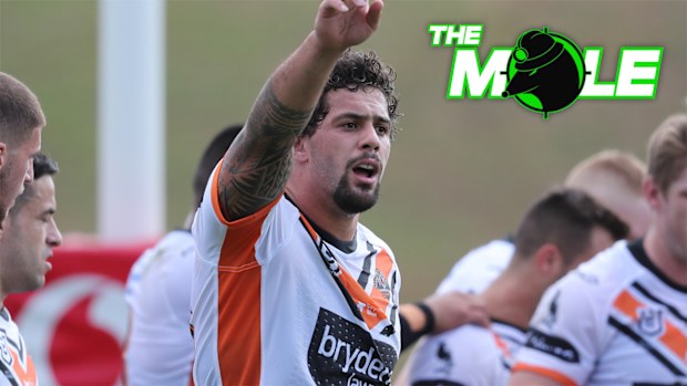 Wests Tigers player Josh Aloiai.