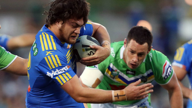 Eels forward Tepai Moeroa.