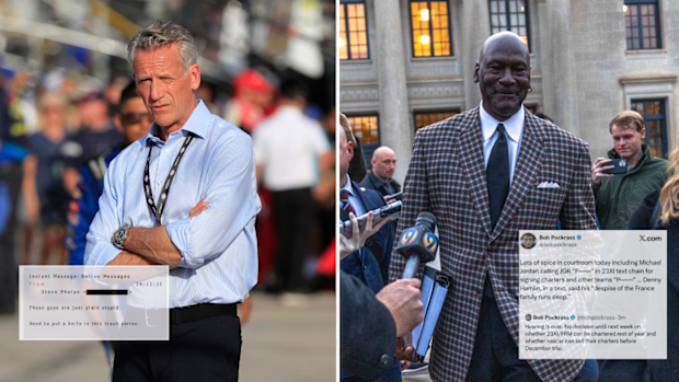 NASCAR and Michael Jordan's 23XI Racing are locked in battle. 