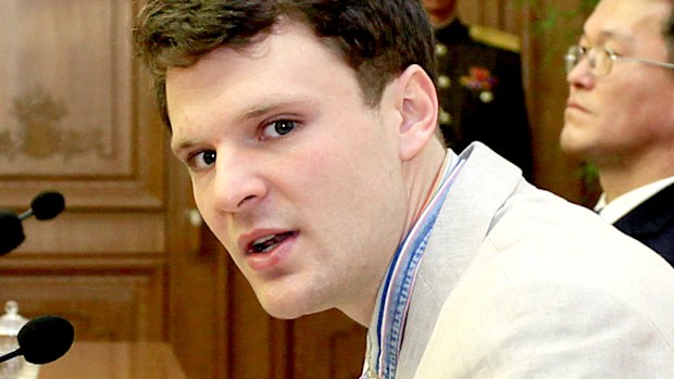 US student Otto Warmbier. (AAP)