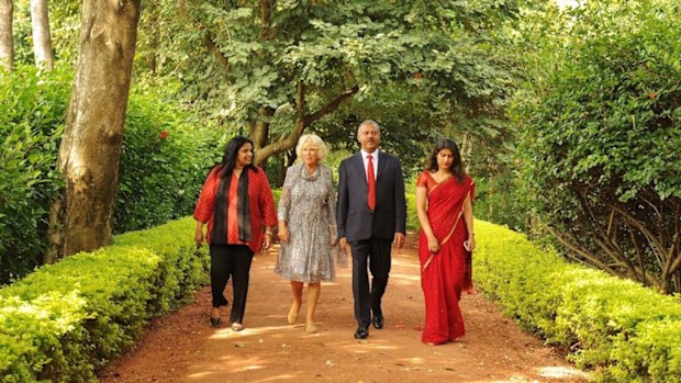Prince Charles and Camilla reunited at exclusive health retreat in India for birthday