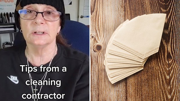 Cleaning screens hack coffee filter papers