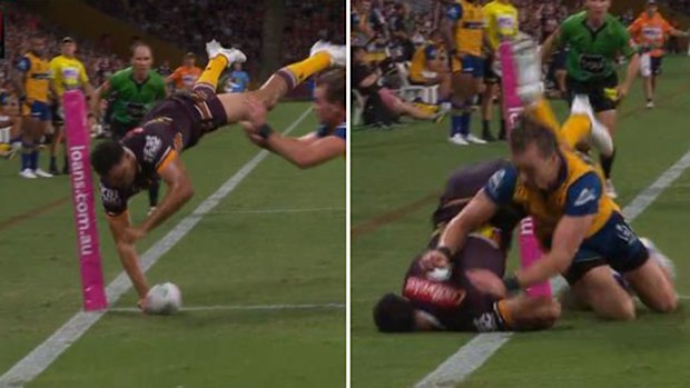 Xavier Coates goes down