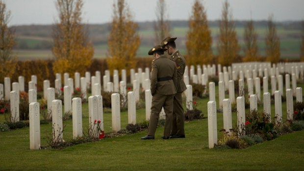 More than 2400 Australians died at Villers-Bretonneux.