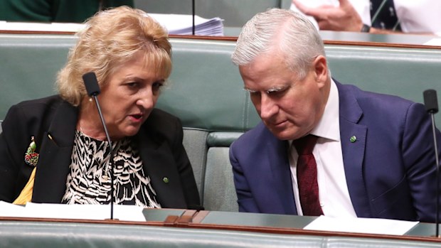 Nationals Michelle Landry and Michael McCormack in the House of Representatives