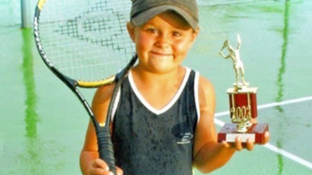 Ash Barty as a kid