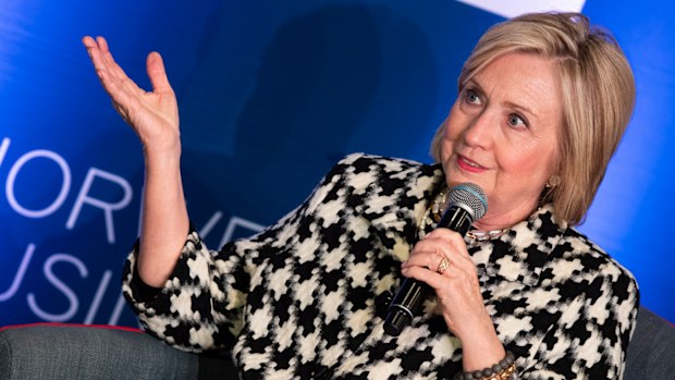Hillary Clinton's speech interrupted by adorable phonecall