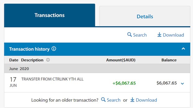 The Centrelink payment of just over $6000 was made as a result of "human error" Services Australia says.