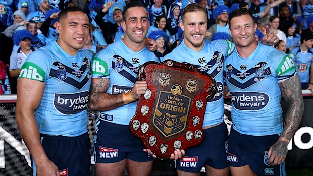 Tyson Frizell, Paul Vaughan, Jack de Belin, Tariq Sims
