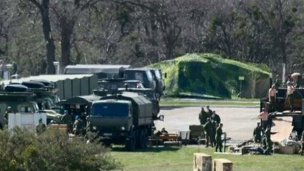 Russia military base shooting 1