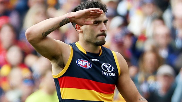 Adelaide Crows youngster Izak Rankine