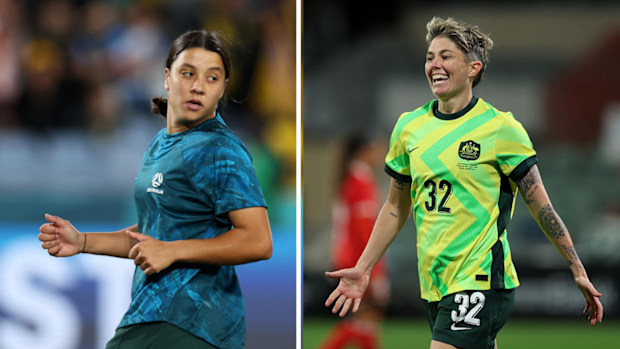 Matildas yıldızları Sam Kerr ve Michelle Heyman