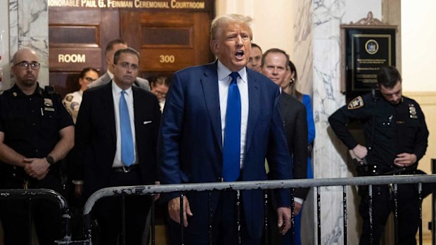Donald Trump has repeatedly lambasted a clerk who worked for the judge in his civil trial.